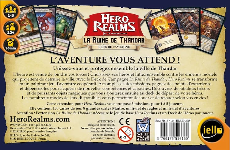 Boîte du jeu : Hero Realms: la ruine de Thandar