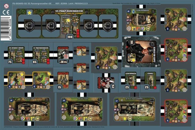 Boîte du jeu : Helden der Normandie: Elite-Panzergrenadiere