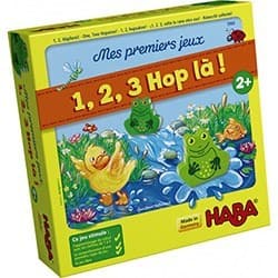 Boîte du jeu : 1, 2, 3, Hop là !