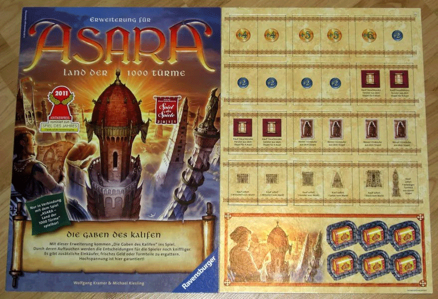 Boîte du jeu : Asara:Les trésors du Calife