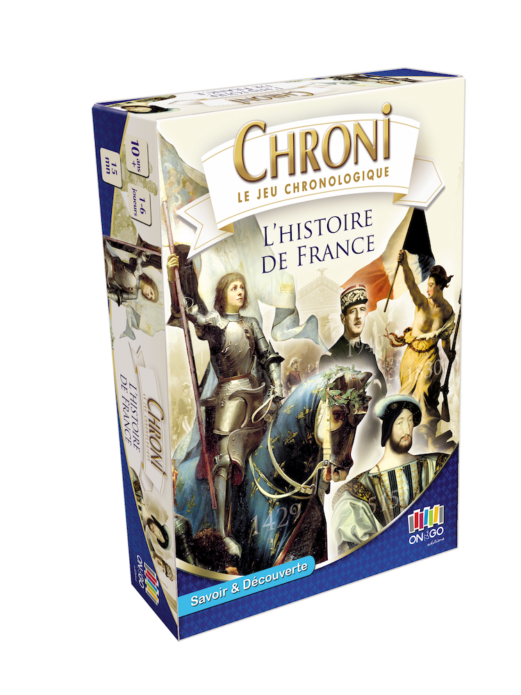 Boîte du jeu : CHRONI - L'HISTOIRE DE FRANCE