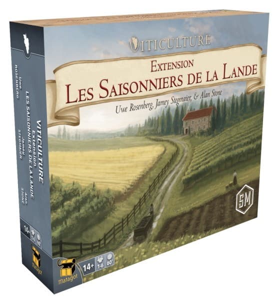 Boîte du jeu : Viticulture - Extension "Les Saisonniers de la Lande"