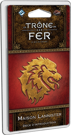 Boîte du jeu : Maison Lannister : Deck d’introduction Trône de Fer LCG 2nd Édition