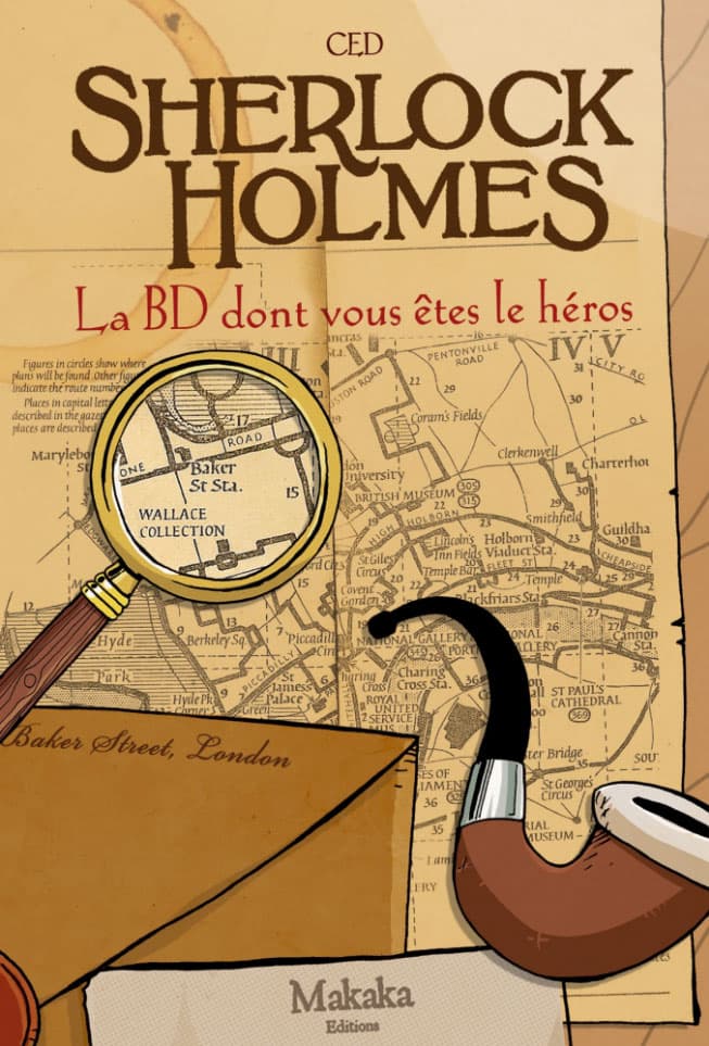 Boîte du jeu : Sherlock Holmes - La BD dont vous êtes le héros