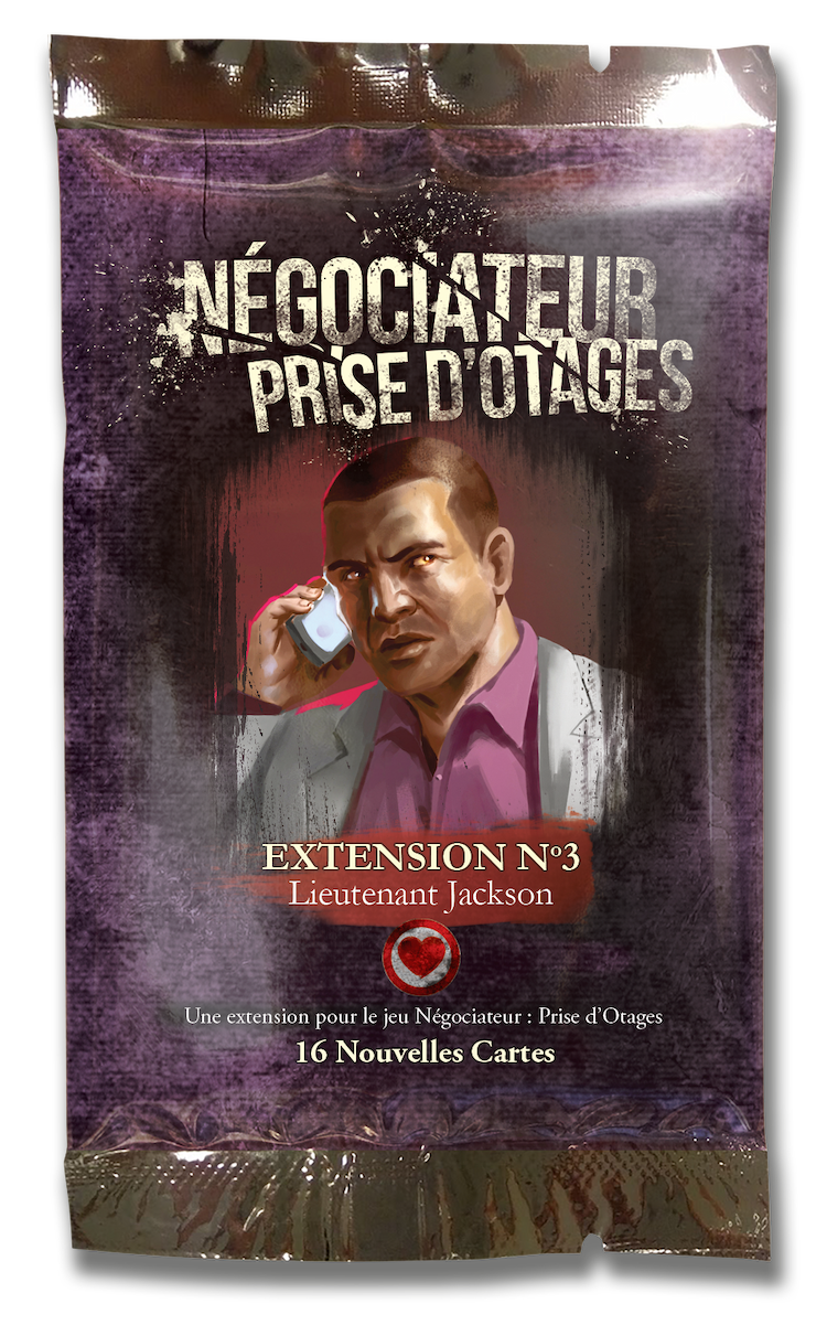 Boîte du jeu : Négociateur: Prise d'otages - Extension 3 : Lieutenant Jackson