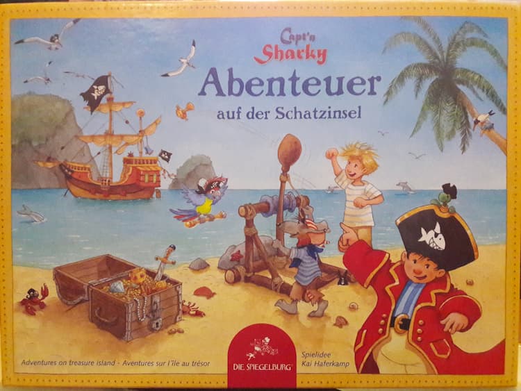 Boîte du jeu : Capt'n Sharky : Aventures sur l'île au trésor