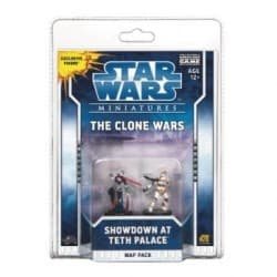 Boîte du jeu : Star Wars Miniatures : The clone Wars : Map Pack : Showdown at Teth Palace