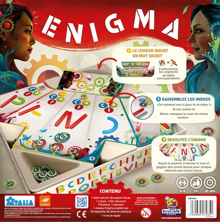 Boîte du jeu : Enigma