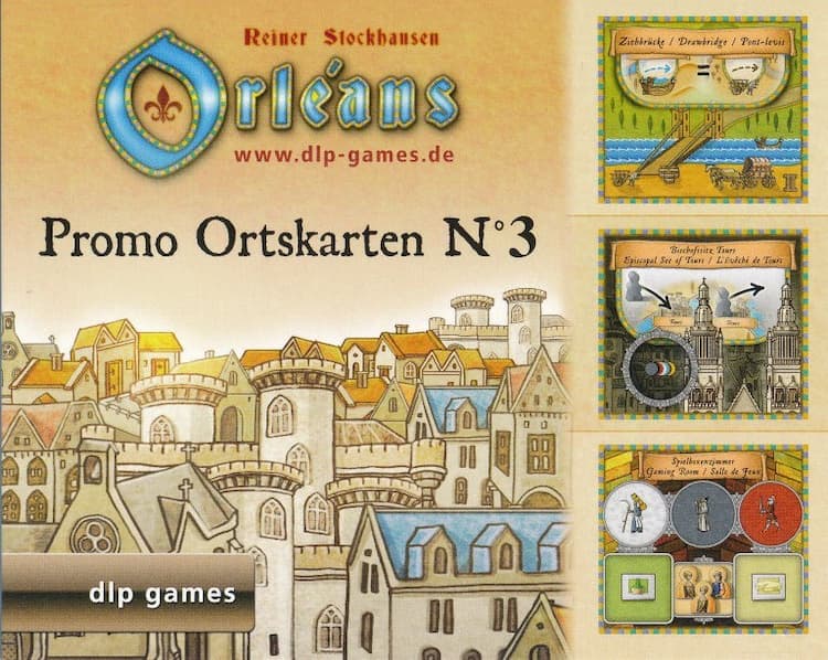 Boîte du jeu : Orléans - Extension "Tuiles promotionnelles de Lieu - Promo Place Tiles - Promo Ortskarten n° 3"