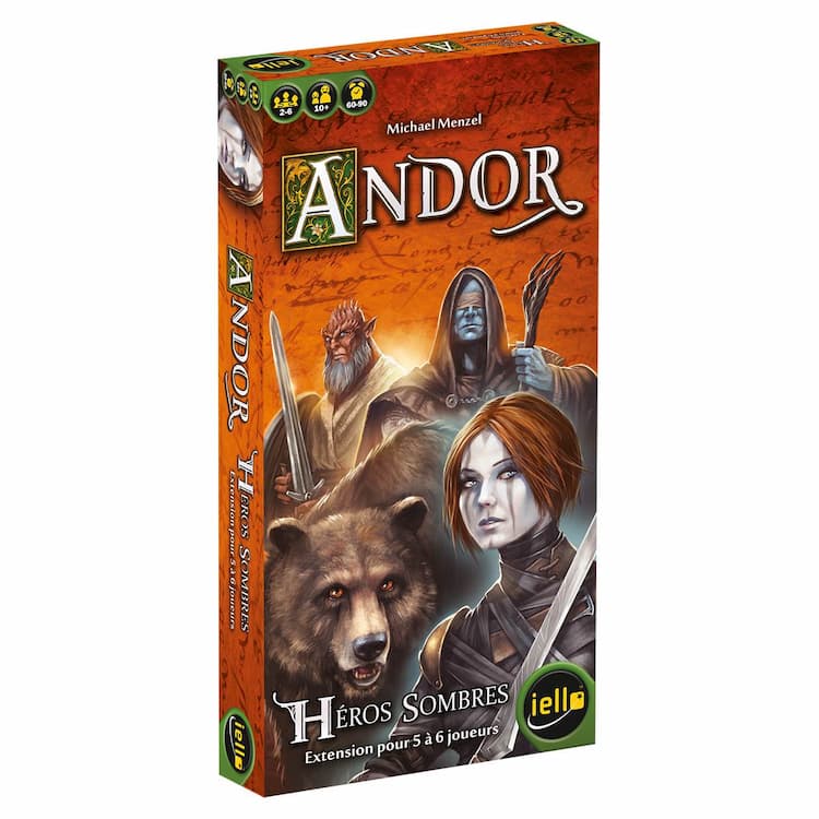 Boîte du jeu : Andor : Héros Sombres
