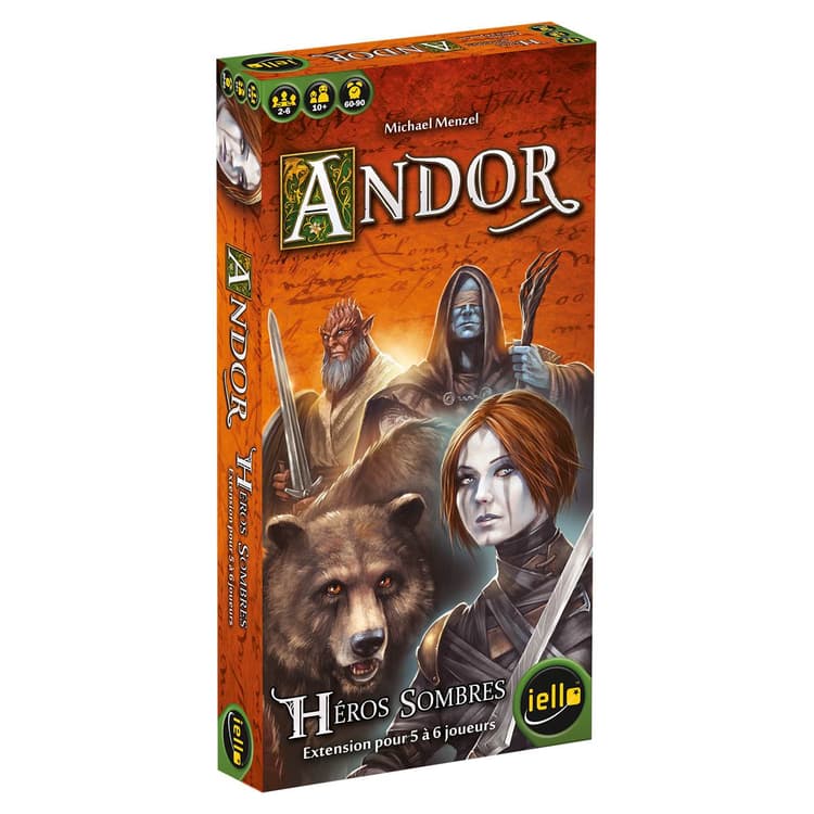 Boîte du jeu : Andor : Héros Sombres
