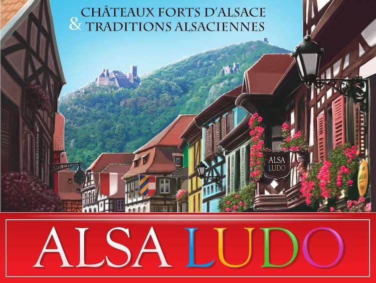 Boîte du jeu : Alsa Ludo - Châteaux forts d'Alsace & Traditions alsaciennes