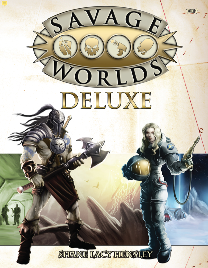 Boîte du jeu : savage worlds Deluxe