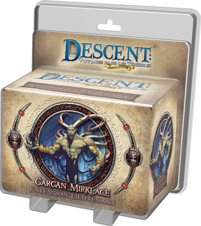 Boîte du jeu : Descent : Voyages dans les Ténèbres - Pack Lieutenant Gargan Mirklace