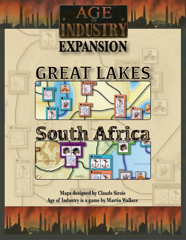 Boîte du jeu : Age of Industry : Grands Lacs et Afrique du Sud