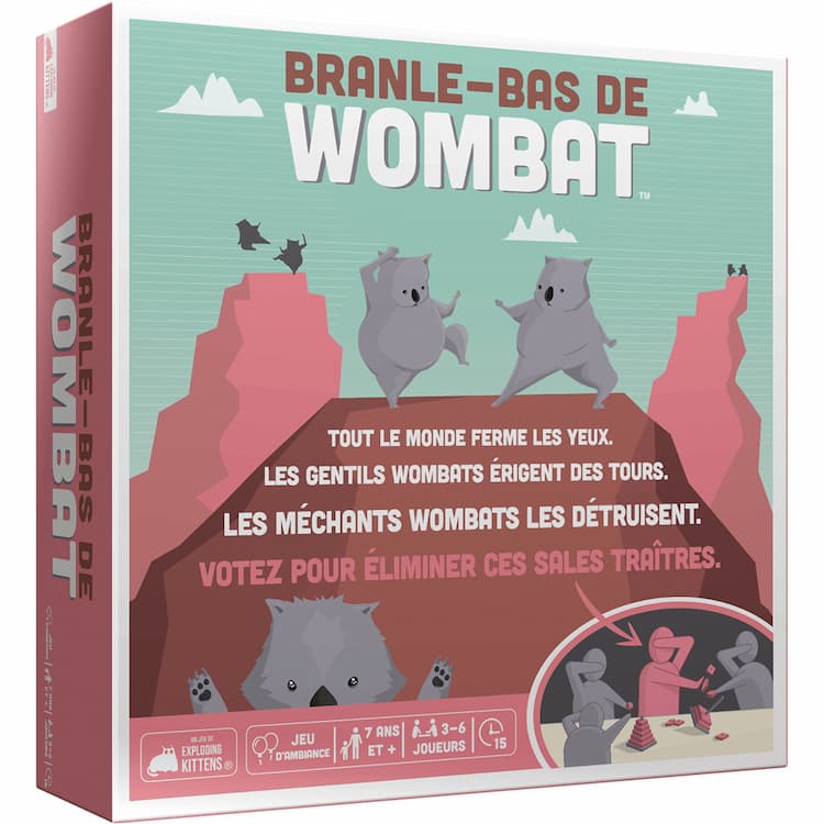 Boîte du jeu : Branle-bas de Wombat