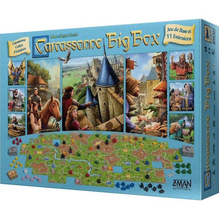 Boîte du jeu : Carcassonne - Big Box (2017)