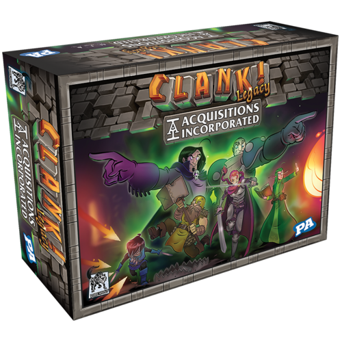 Boîte du jeu : Clank! Legacy: Acquisitions Incorporated.