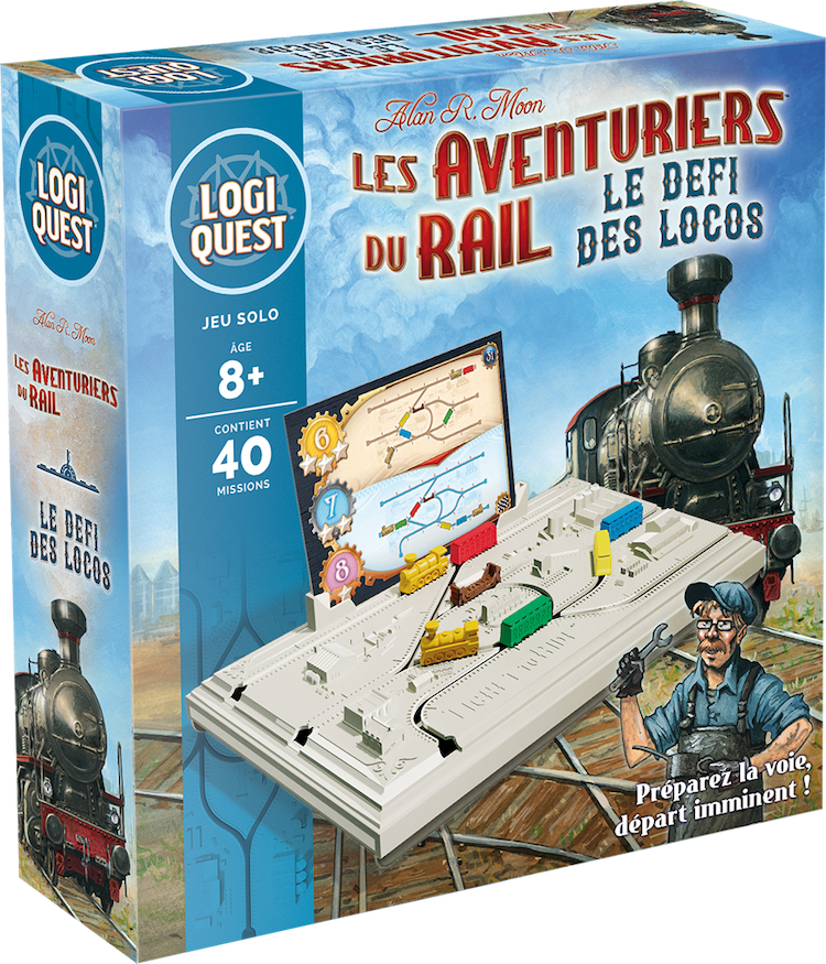 Boîte du jeu : Logiquest - Les Aventuriers du Rail