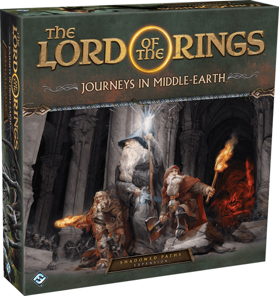 Boîte du jeu : The Lord of the Rings: Journeys in Middle-Earth – Shadowed Paths Expansion
