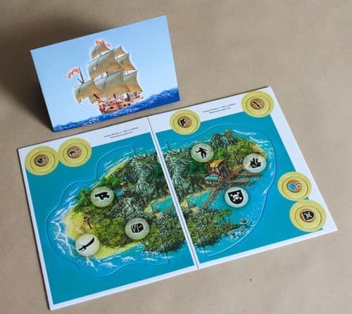 Boîte du jeu : Tortuga - Queenie 2 - Île & tuiles "Île"