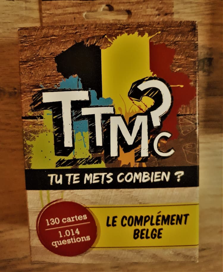Boîte du jeu : TTMC - Tu Te Mets Combien ? - Extension "Le Complément Belge"