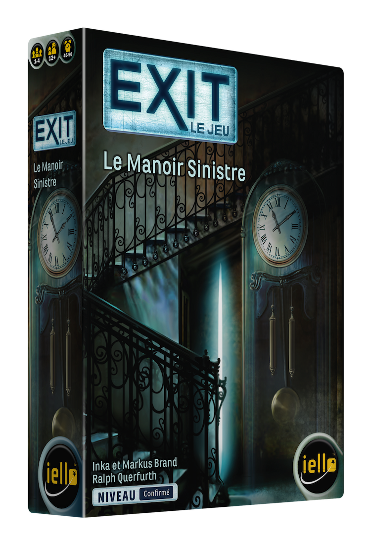 Boîte du jeu : EXIT : La Manoir Sinistre