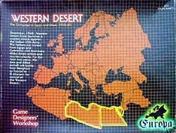 Boîte du jeu : Western Desert