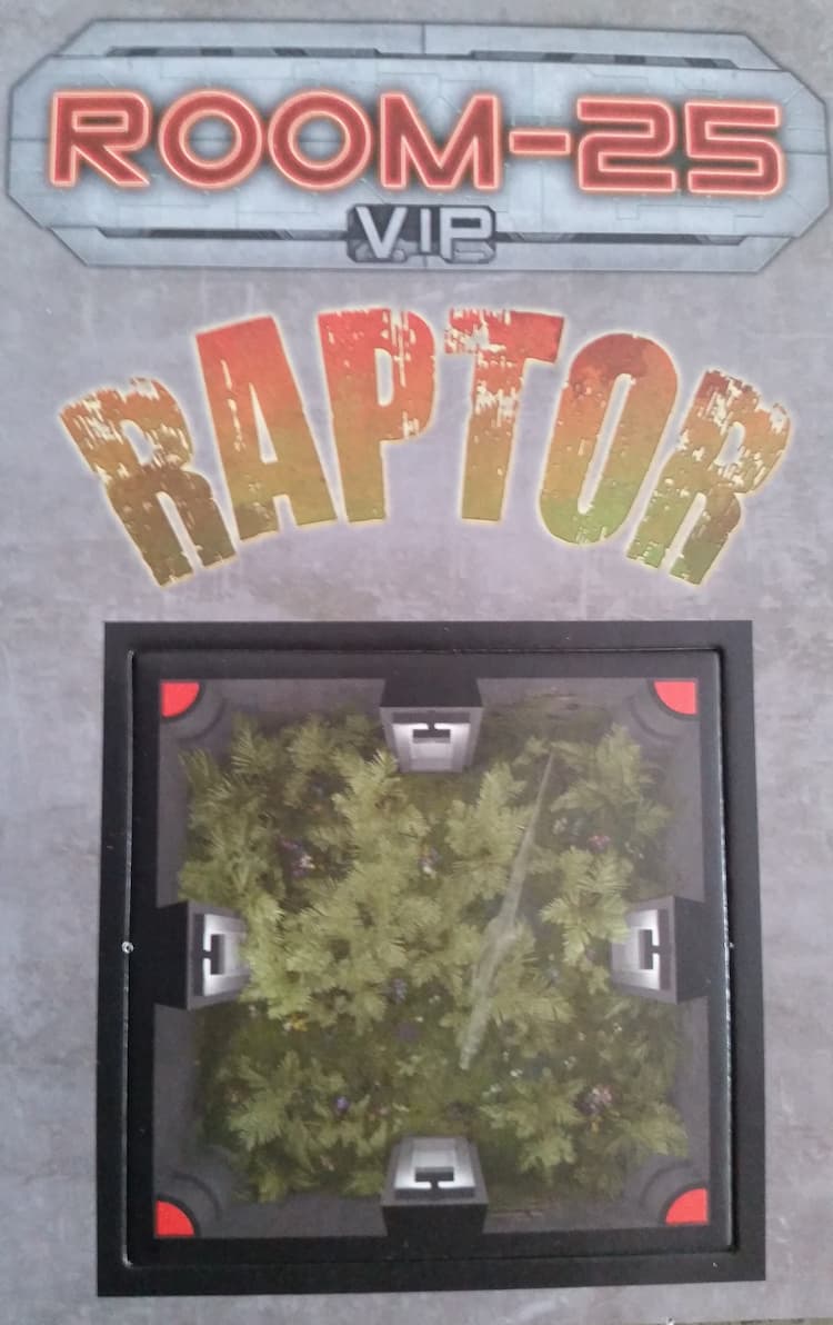 Boîte du jeu : Room 25  - VIP :  Tuile promo Raptor