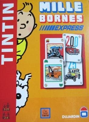 Boîte du jeu : 1000 Bornes Express - Edition Tintin