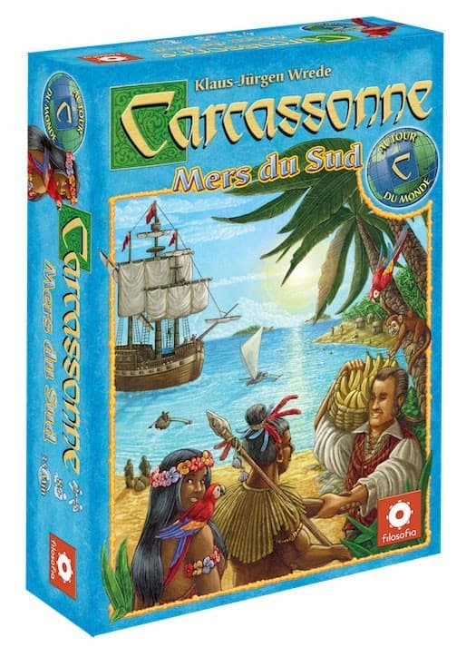 Boîte du jeu : Carcassonne : Mers du Sud