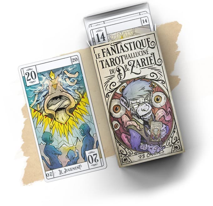 Boîte du jeu : Le Fantastique Tarot Halluciné du Dr. Zariel