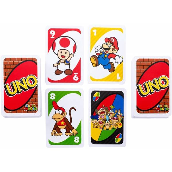 Boîte du jeu : UNO Super Mario