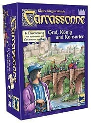 Boîte du jeu : Carcassonne : Comte, Roi et consorts