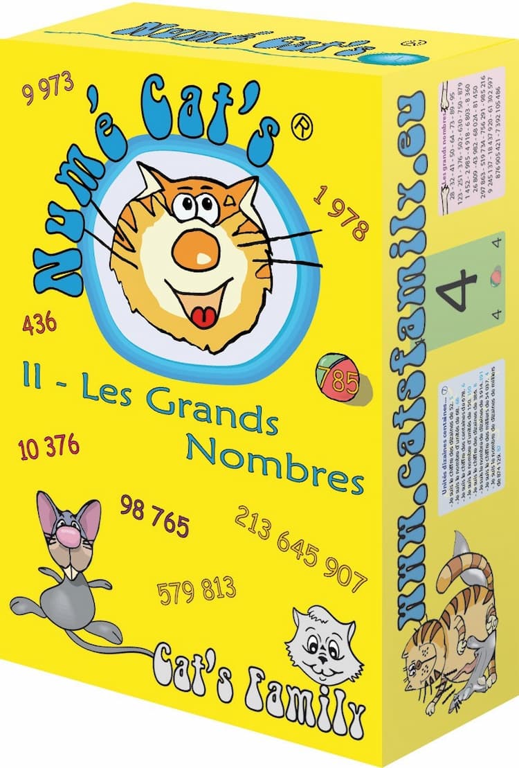 Boîte du jeu : Numé Cat's 2 - Les grands nombres