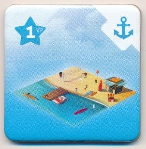 Boîte du jeu : Quadropolis - Tuile bonus"Front de Mer"