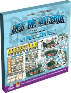 Boîte du jeu : Dés de Valeria : extension un château en hiver