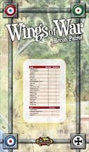 boîte du jeu : Wings of War - Recon Patrol