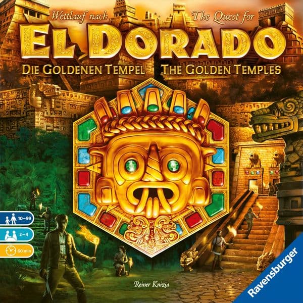 Boîte du jeu : The Quest for El Dorado: The Golden Temples