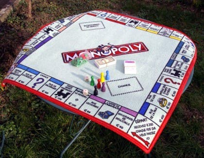 Boîte du jeu : monopoly : tapis géant