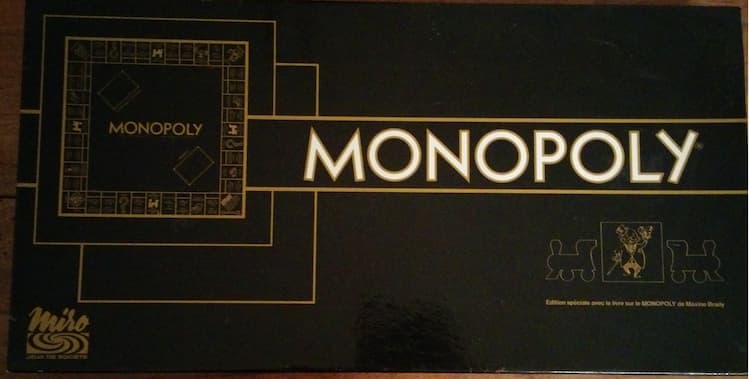 Boîte du jeu : Monopoly