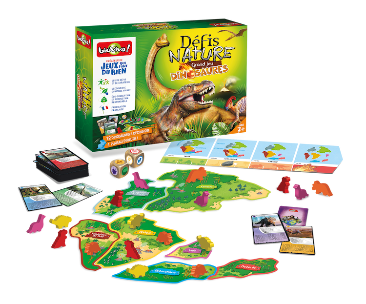 Boîte du jeu : Défis Nature Grand jeu Dinosaures