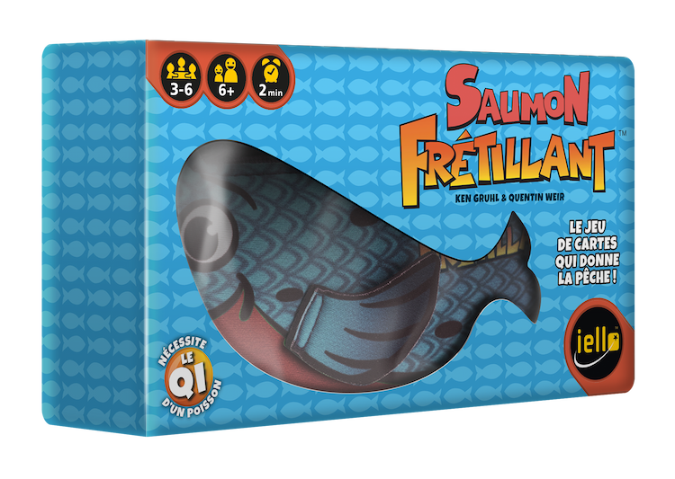 Boîte du jeu : Saumon Frétillant - version bleue