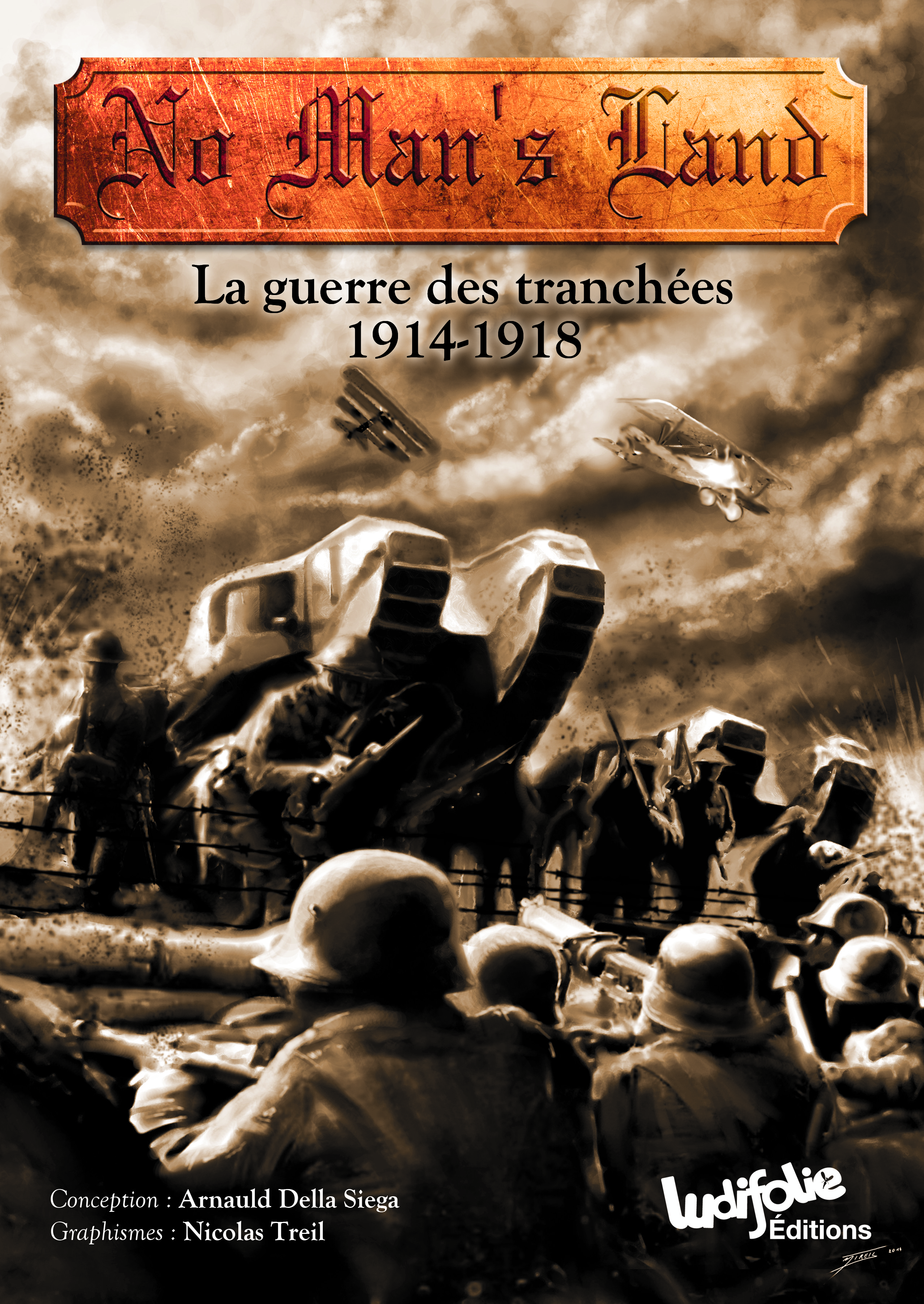 Boîte du jeu : No Man's Land - La guerre des tranchées 1914-1918