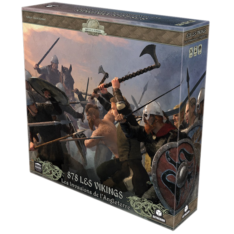 Boîte du jeu : 878 Les Vikings : Les Invasions de l'Angleterre (Édition 2020)