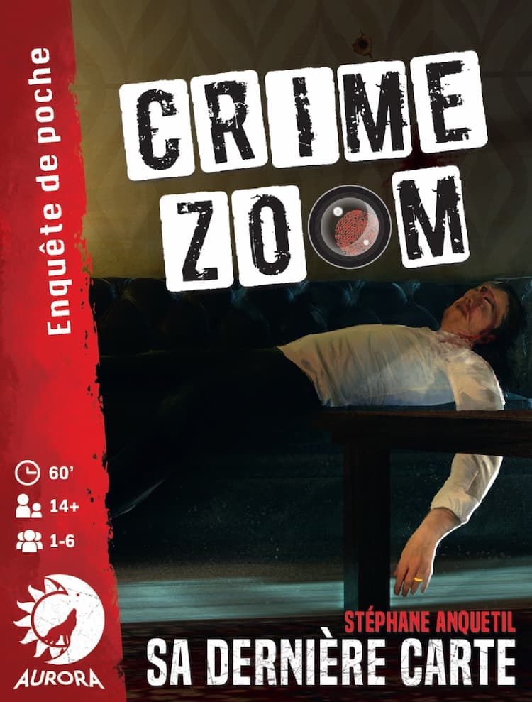 Boîte du jeu : Crime Zoom - Sa dernière carte