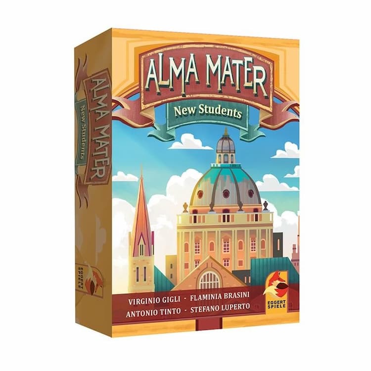Boîte du jeu : Alma Mater - extension "New Students"
