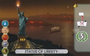 Boîte du jeu : 7 Wonders - Duel - Extension "Statue de la Liberté"