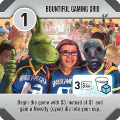 Boîte du jeu : Roll for the Galaxy - Tuile bonus Bountiful Gaming Grid