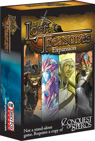 Boîte du jeu : Lost Treasures: Expansion for Conquest of Speros